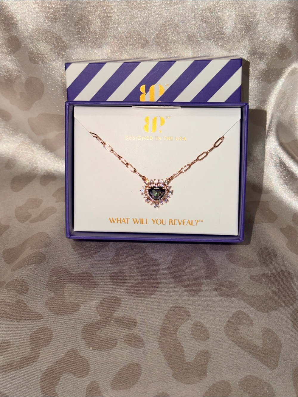 BOMB PARTY | “Hearts On Fire” Necklace - June 2026 Birthday Collection
